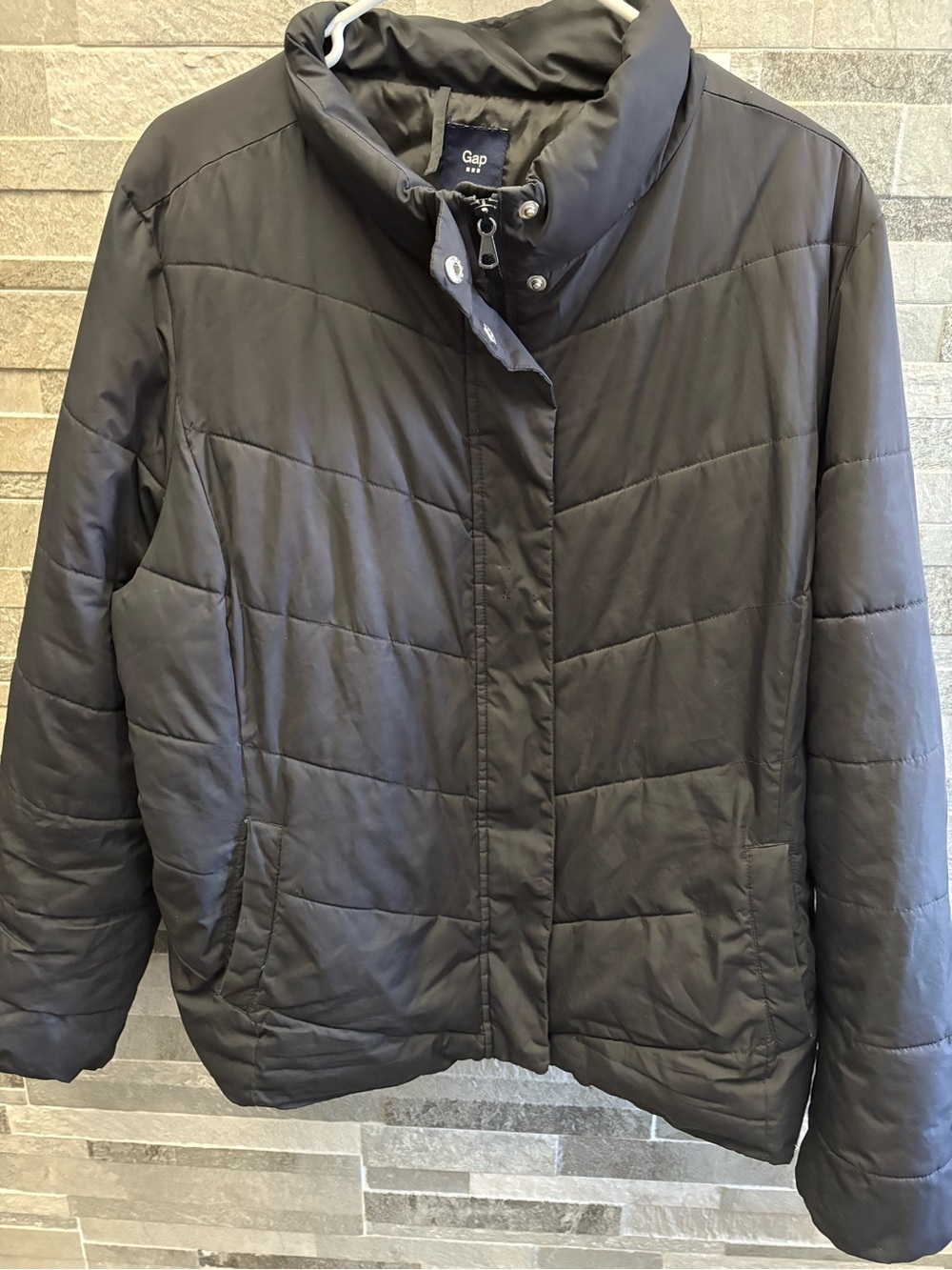 GAP Women's Black Quilted Puffer Jacket